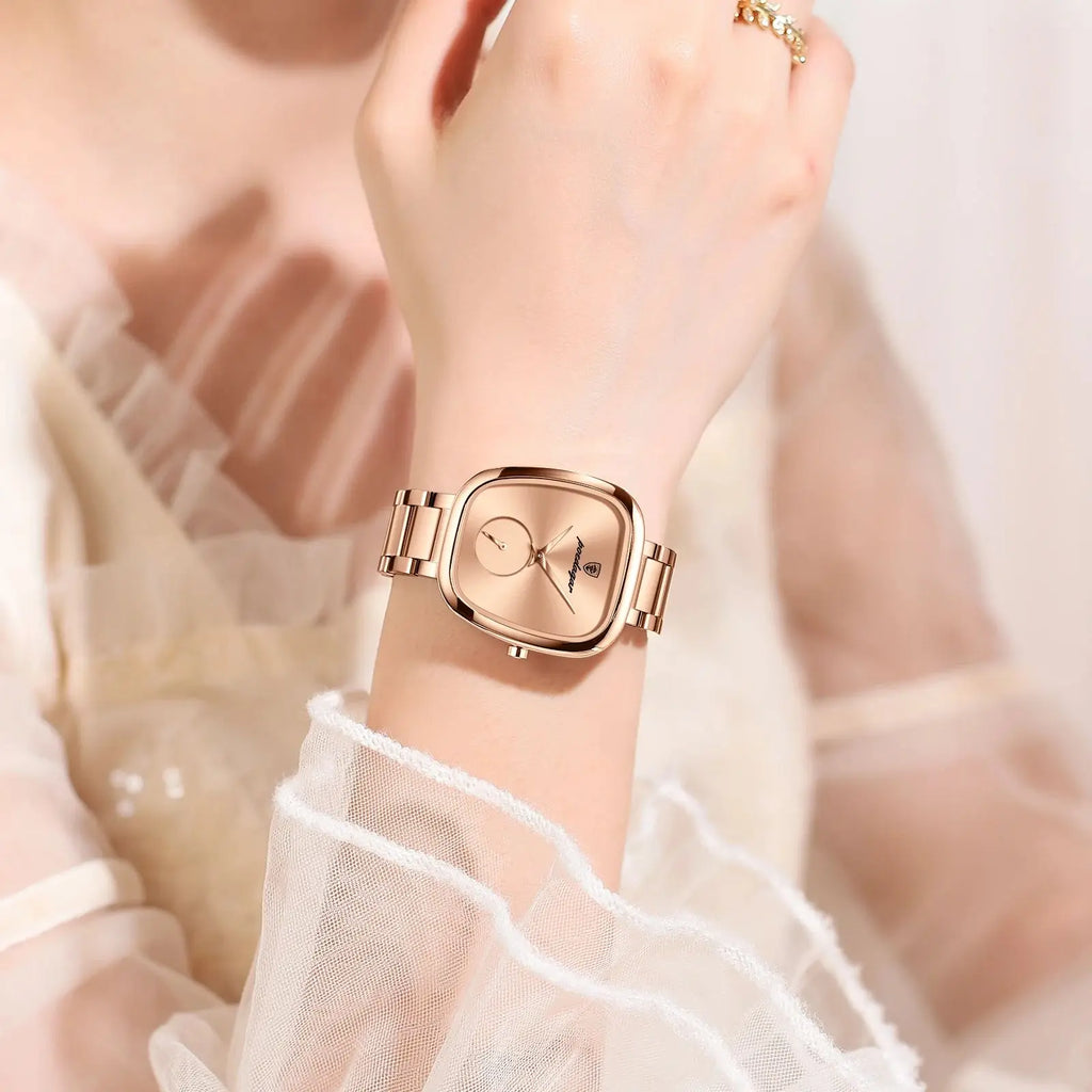 POEDAGAR Luxury Watch for Woman Waterproof Stainless Steel Quartz Ladies Watch High Quality Women's Watches Elegant Female Clock Vera Lux