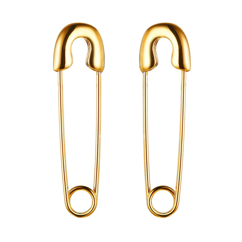 Stylish Geometric Hoop Earrings for Womens Girls Stainless Steel Minimalist Elegant Earings Vera Lux