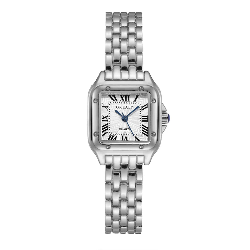 Women Watch Light Luxury Brand Business Gold Stainless Steel Ladies Fashion Quartz Watches Female Clock Bracelet Wristwatch Vera Lux