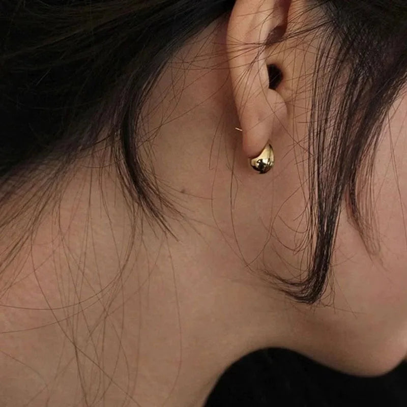 Ventfille 925 Sterling Silver Water Drop Earring for Women Gift Minimalism Versatile Office Trend Jewelry Dropshipping Vera Lux