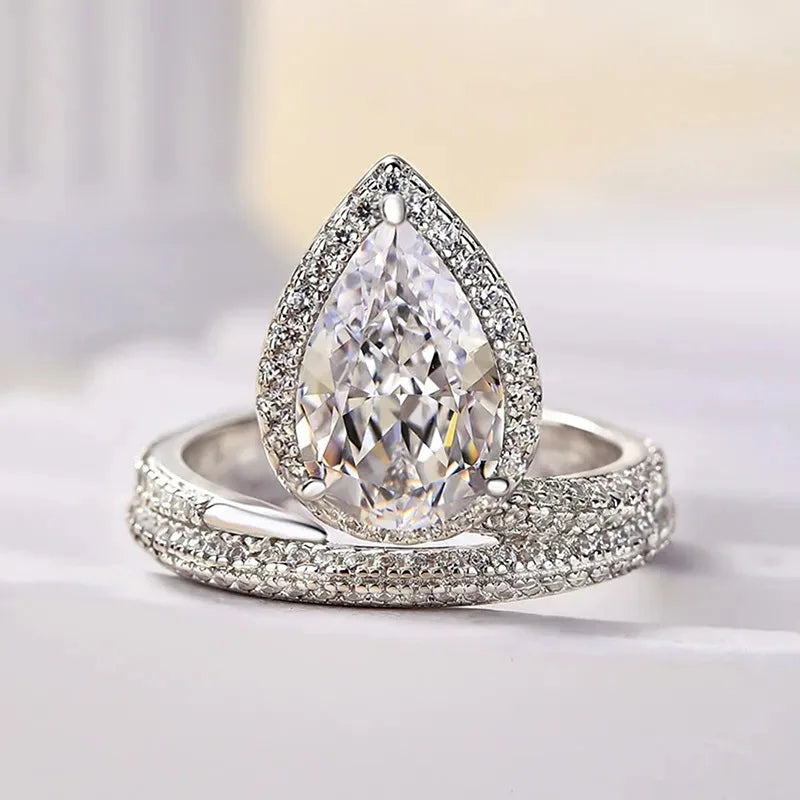 925 Sterling Silver Corona Design Women Ring Trendy Accessories for Engagement Anniversary Elegant Jewelry Inlaid Shining CZ Vera Lux