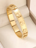 1pieces/set women's wedding jewelry party holiday Valentine's Day gift stainless steel bracelet plated with 18K gold bracelet Vera Lux