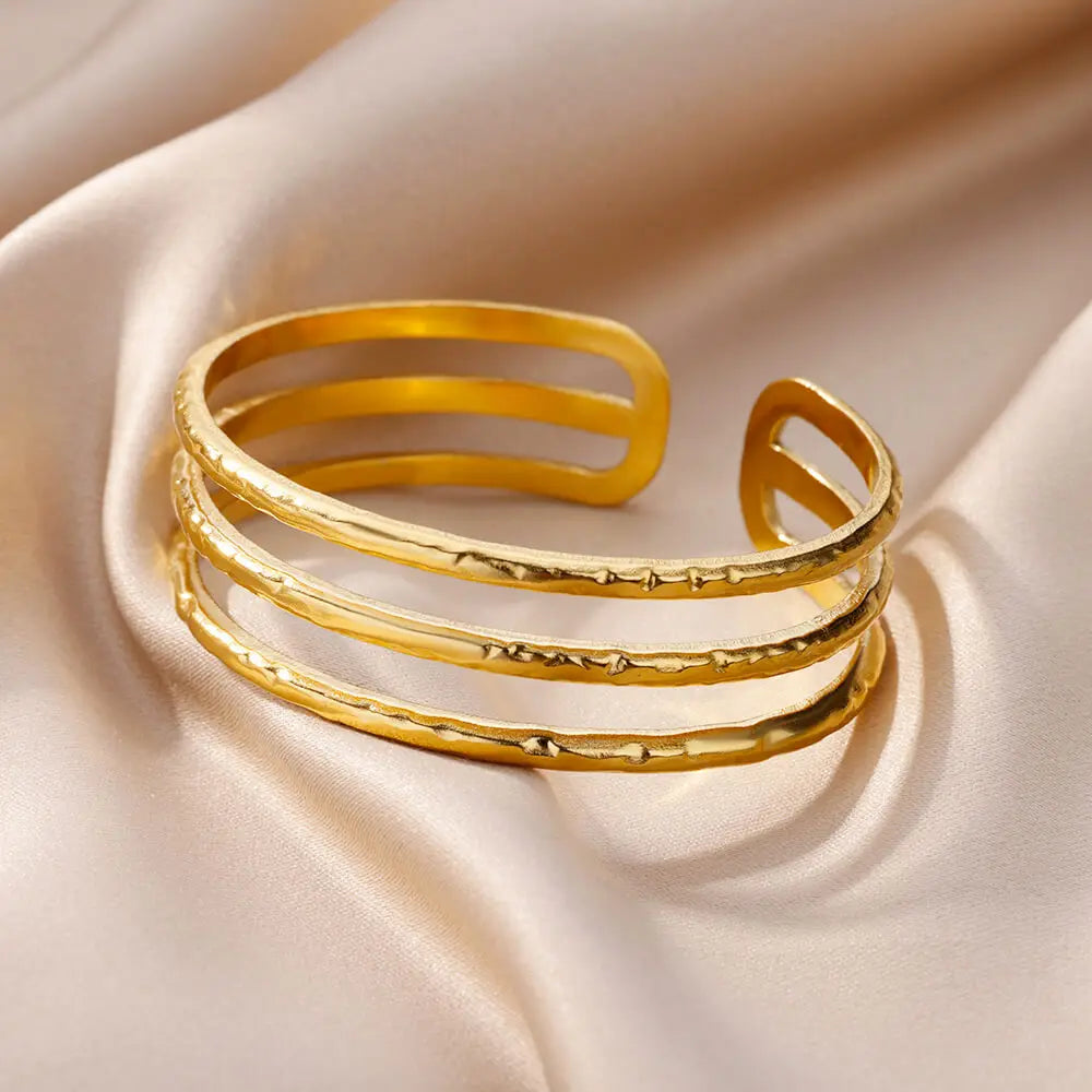 Jesus Bangles Bracelet for Women Stainless Steel Gold Color Luxury Bracelets New Trend Wedding Jewelry pulseras mujer bijoux Vera Lux