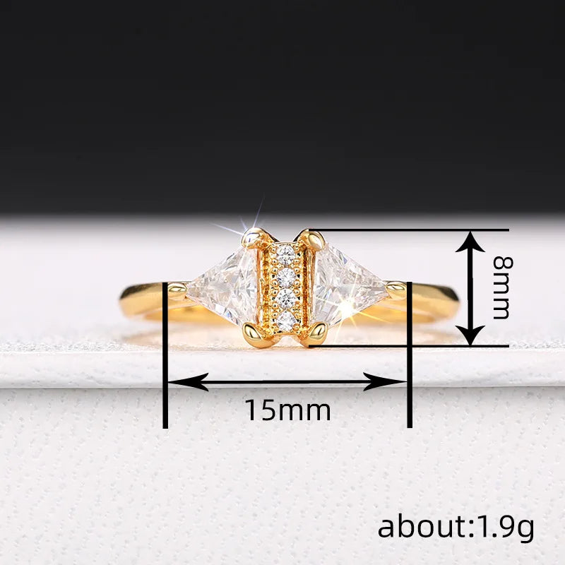 925 Sterling Silver Eternity Princess Square Cubic Zirconia Crystal Rings Women's Wedding Engagement Luxury Classic Lady Jewelry Vera Lux