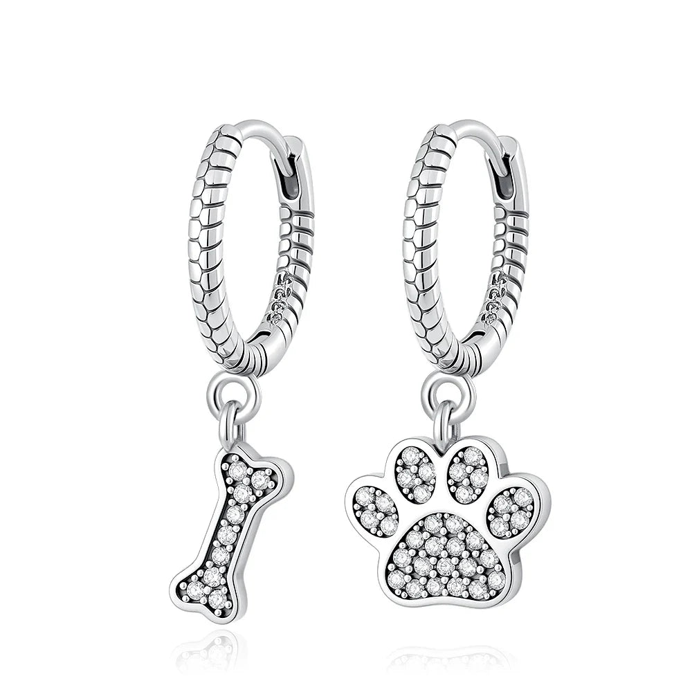 2026 New 925 Silver Elephant Cherry Blossom Butterfly Heart Earrings, a delicate choice for women's fashion jewelry Vera Lux