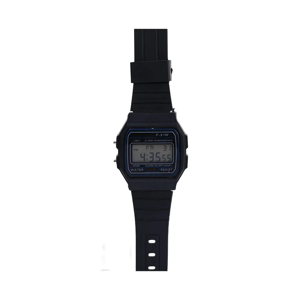 F91W Digital Watches for Men Women LED Electronic Wristwatch Waterproof Sports Military Watch Female Clock Relojes Digitales Vera Lux