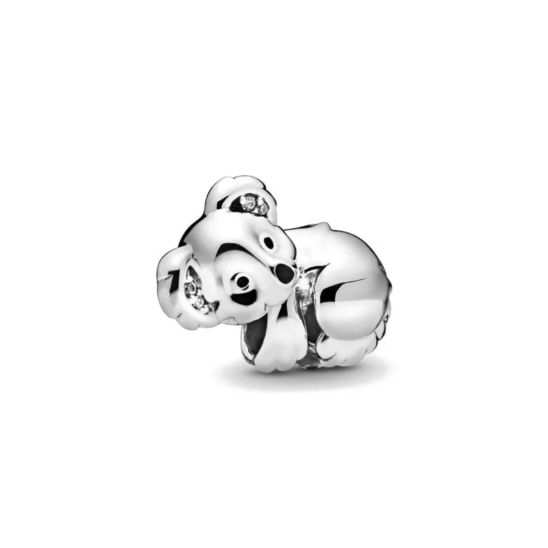 2026 New S925 Silver Robot Cross Digital Pendant, Suitable for Original Bracelets, DIY Accessories, Women's Charm Jewelry Gifts Vera Lux