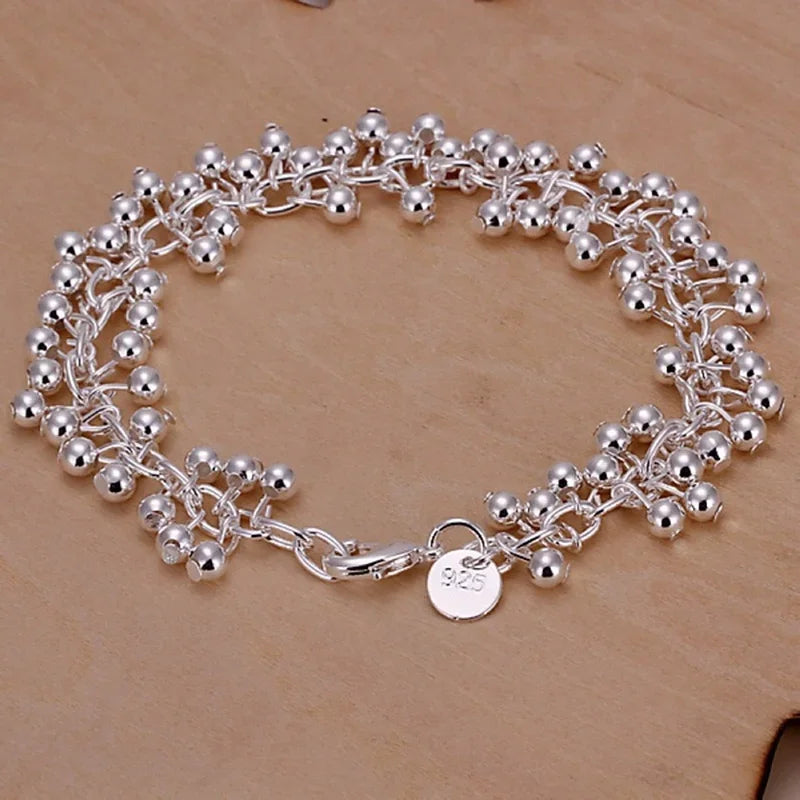 8 Inch 18K Gold Bracelet 5MM Sideways Chain Bracelet For Woman Men Fashion Wedding Engagement 925 Sterling Silver Jewelry Gifts Vera Lux