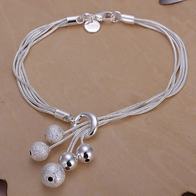 8 Inch 18K Gold Bracelet 5MM Sideways Chain Bracelet For Woman Men Fashion Wedding Engagement 925 Sterling Silver Jewelry Gifts Vera Lux