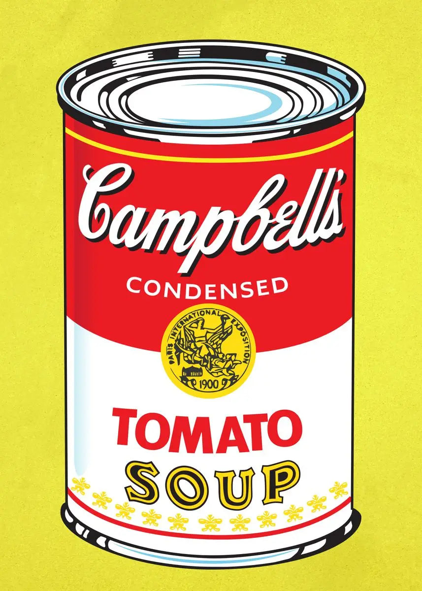 Andy Warhol Pop Art Tomato Soup Poster Canvas Painting Vintage Kitchen Art Aesthetic Decor Home Room Wall Decoration Retro Decor Perfecsy