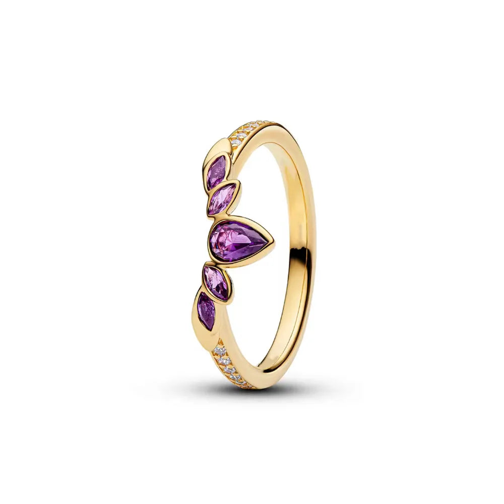 925 Silver Ring New Hot Selling Gold Color Rings Suitable For Any Occasion Bracelet Necklace Matching DIY Birthday Gift Vera Lux