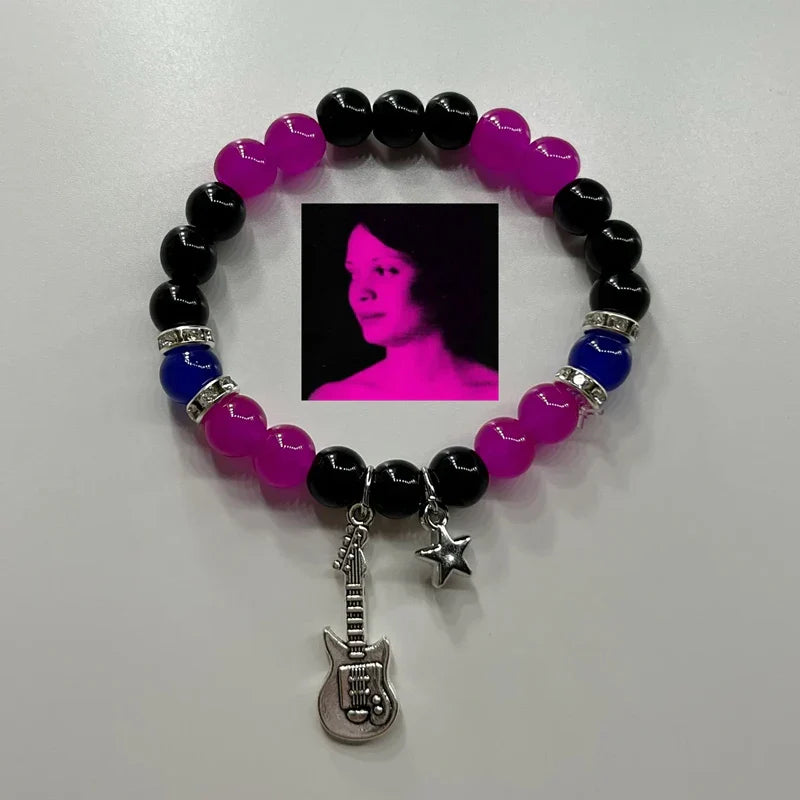 2pcs/set Fashion Couple Beads Bracelet Tv Girl Matching Bracelets Who Really Cares Album Inspired Bracelets Friends Jewelry Gift Vera Lux
