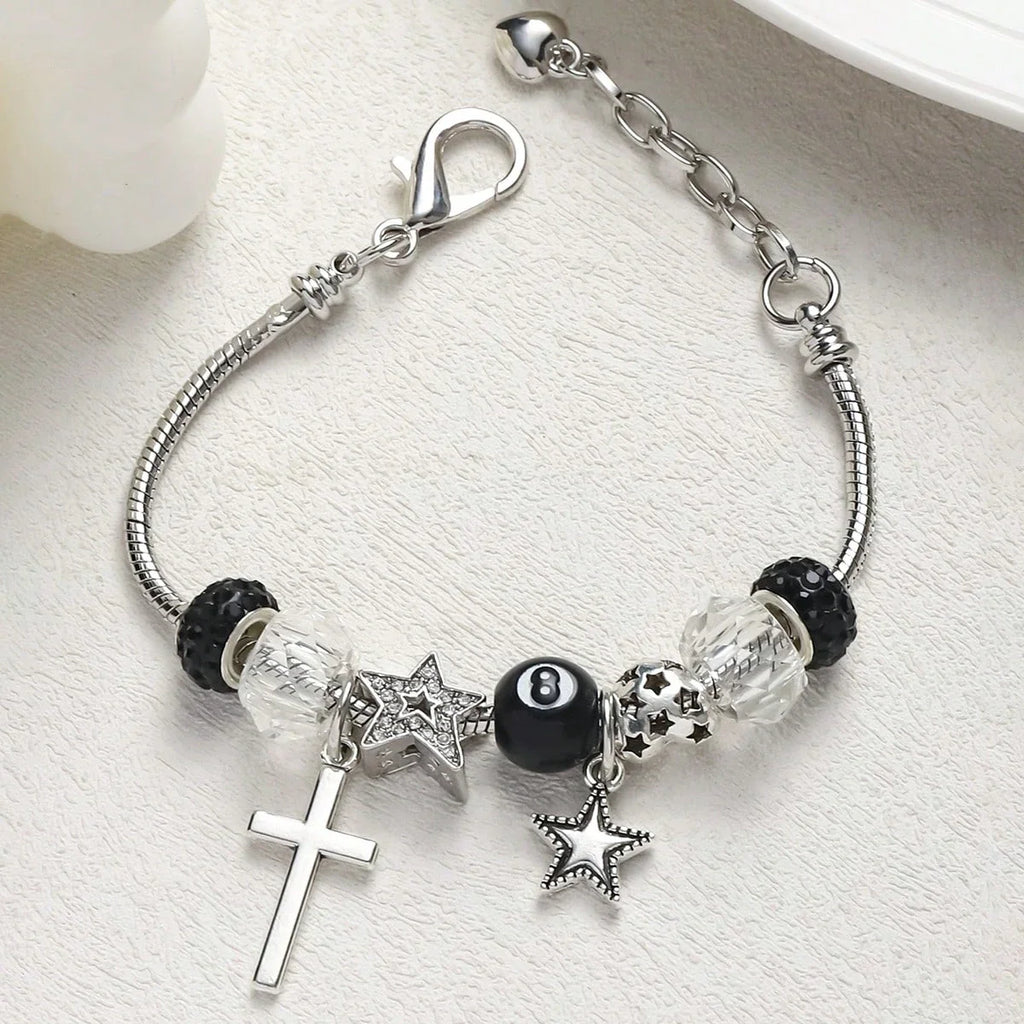 DIY Handmade Hippie Design  Chain  Bracelet Women Metal Star Charms Unisex Adjustable Bracelet Vera Lux