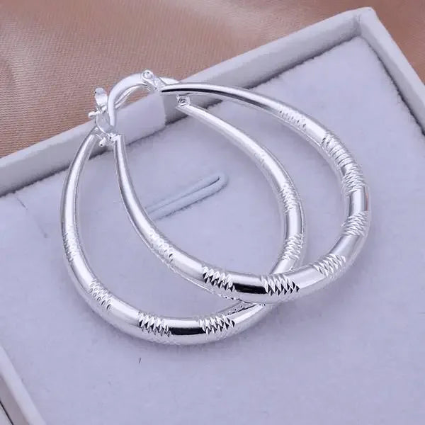 fashion wholesale beautiful 925 Sterling silver Earring for women classic charm Jewelry cute lady wedding party Vera Lux
