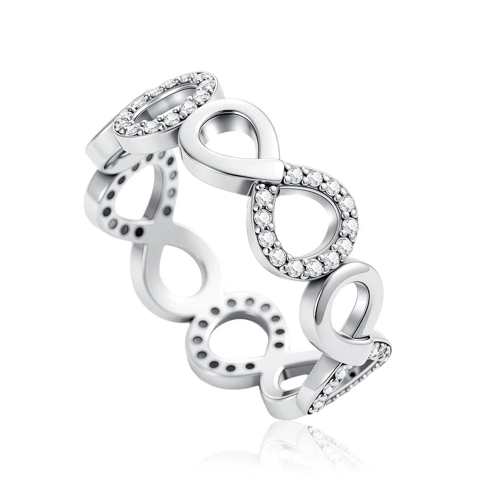 2026 Hot Selling 925 Silver Cute Puppy Flower Elephant Clover Ring Suitable for Wedding Rings, Jewelry Gifts Vera Lux