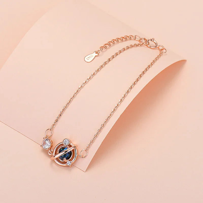 925 Sterling Silver Lucky Bead Charm Bracelets Woman Couple Chain Round Bangles Luxury Jewelry Accessories Wholesale Vera Lux