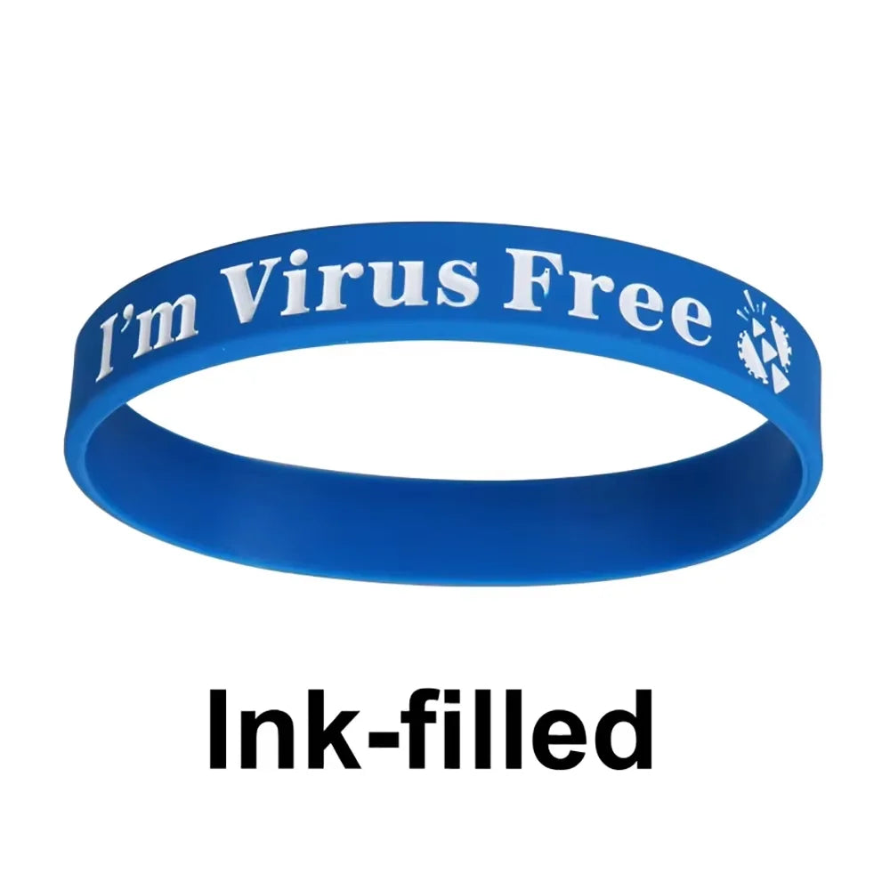 1 Lot Wholesale Custom Silicone Bracelet Custom Silicone Wristband Personalized Bangles Band for All Even Waterproof Not Fading Vera Lux