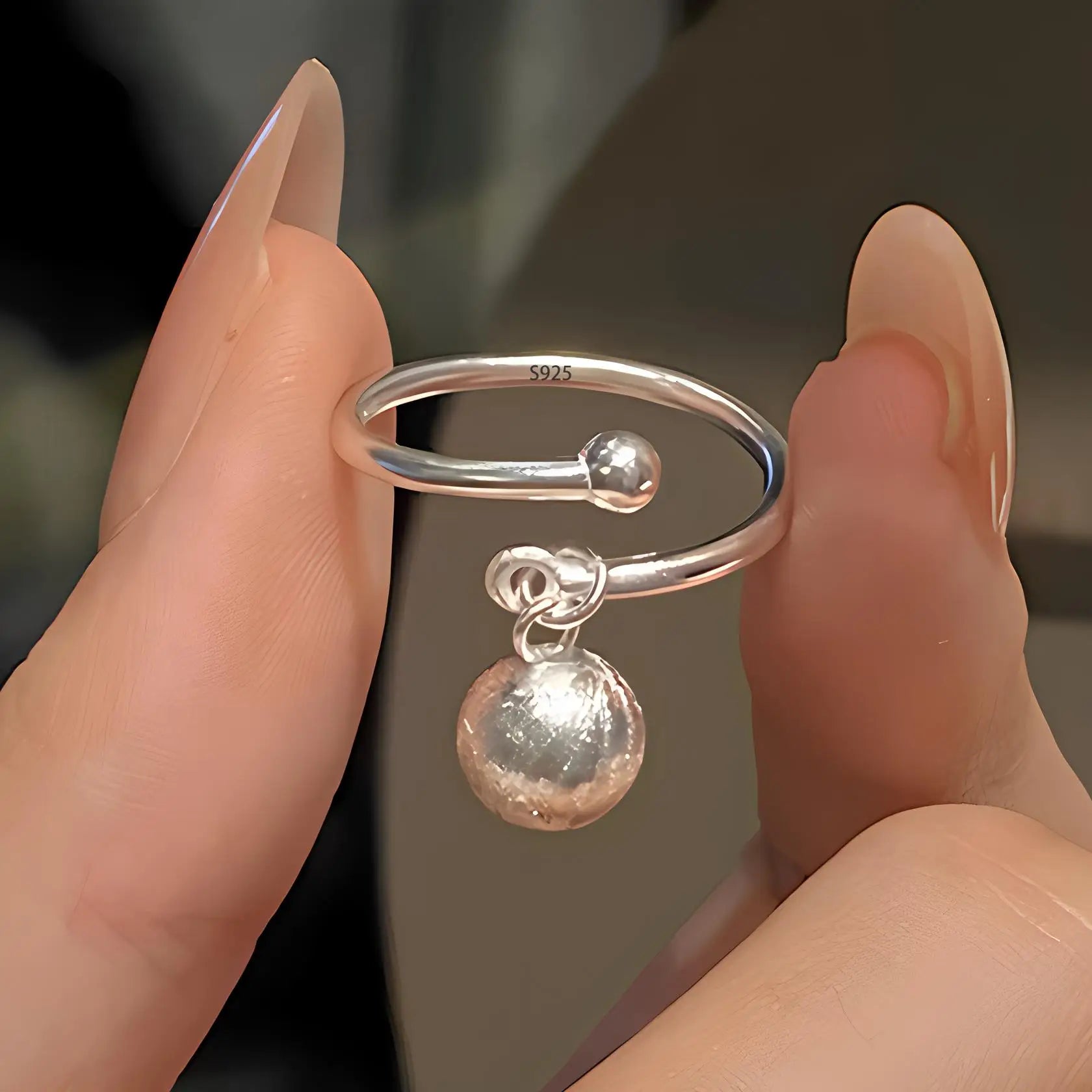 925 Sterling Silver Chain Knot Ring For Women Wrap Wide Band Rock Geometry Punk Jewelry Gift Wholesale Dropshipping Vera Lux