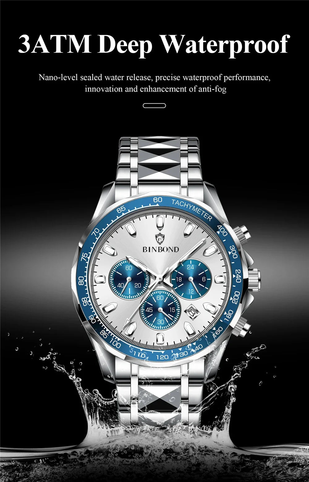 Sports New Men Chornograph Watch For Man Luxury Brand Fashion Quartz Wristwatches Gifts Mens Watches Automatic Digital Clock Vera Lux