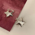 925 Sterling Silver Vintage Simple Star Earrings For Women Trendy Earring Jewelry Prevent Allergy Party Accessories Gift Vera Lux