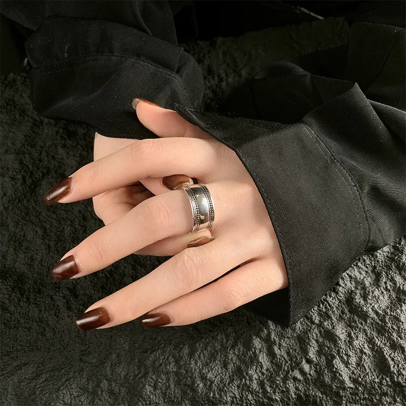 925 Sterling Silver Smooth Surface Simple Rings For Women Wedding Luxury Jewelry Accessories Wholesale Envío Gratis Jewellery Vera Lux