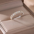 Vintage Daisy Rings For Women Cute Flower Ring Adjustable Open Cuff Wedding Engagement Rings Female Jewelry Bague Vera Lux