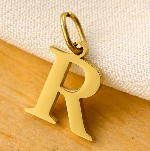 SUNIBI 26 Letters Stainless Steel Cut Alphabet Pendant for DIY Woman Necklace Ladies Jewelry Accessories Wholesale Dropshipping Vera Lux