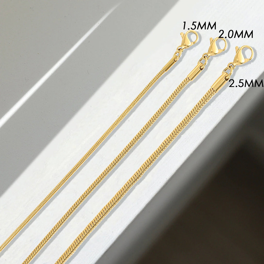 Snake Chain Anklet Stainless Steel Adjustable Chain Ankle Gifts for Women Girls Jewelry Accessories Wholesale Dropshipping Vera Lux