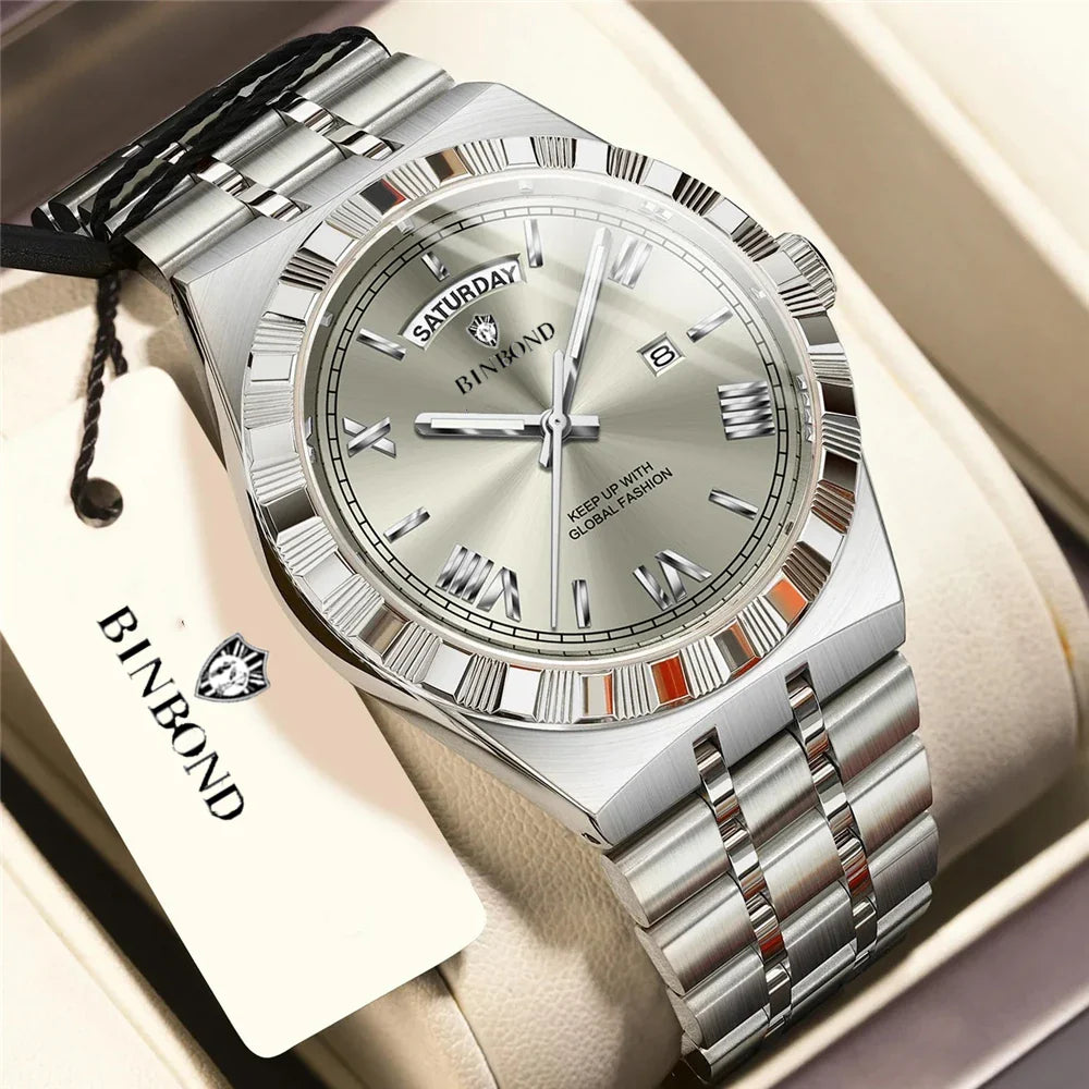 New Mens Automatic Watches For Man High Quality Brand Fashion Quartz Wristwatches Luxury Watch Men Gifts Sports Digital Clock Vera Lux