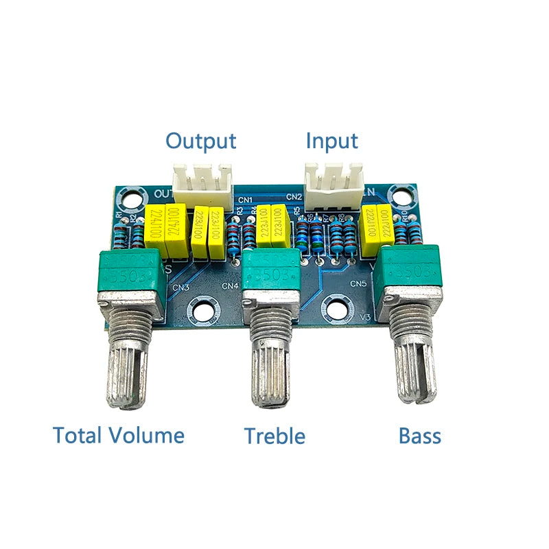 Diy Electronic PCB Board Passive Tone Board Amplifier Preamp Power Module Low High Sound Amplifier Board Adjustment Electonic Whatever the Treasure