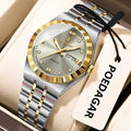 POEDAGAR Luxury Original Ladies Watch Luminous Waterproof Week Date Woman Wristwatch Stainless Steel Women Quartz Watches Female Vera Lux