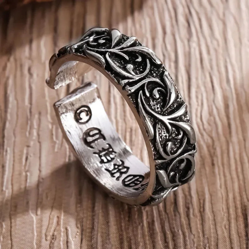Vintage open style personalized design eternal ring for couples Vera Lux