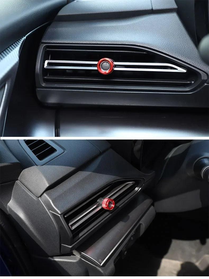 SFB CNC Central and Outer AC Knobs for 2022+ WRX StickerFab
