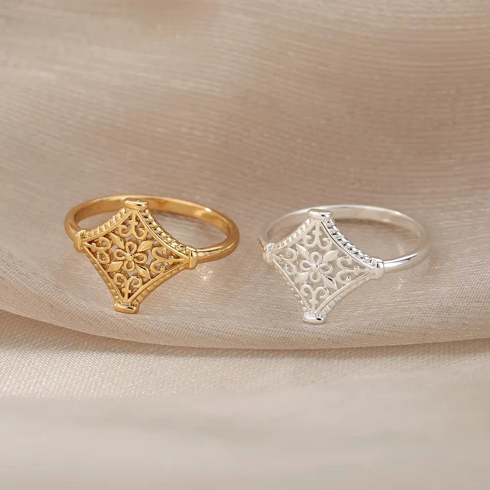 12pcs/set Vintage Bohemian Fashion Women's Ring Set, Perfect for Beach Vacations and Leisure, Suitable for All Seasons Vera Lux
