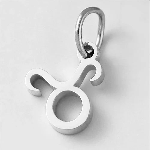 10PCS Stainless Steel Star Zodiac Sign 12 Constellation Pendant Accessories for Necklace Women Man Jewelry Gifts Wholesale Vera Lux