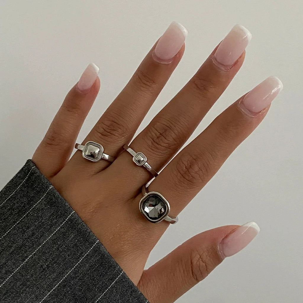 Top Quality Irregular Crystal Rings for Women Wedding Bride Elegent Stone Ring for Women Christmas Mothers' Day Gifts Vera Lux