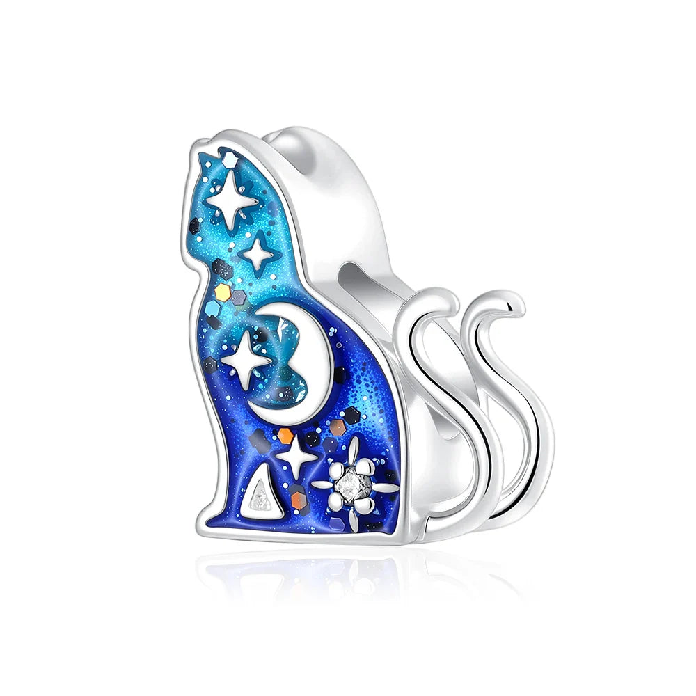 2026 925 Silver Flower, Butterfly, Highland Cow, Motorcycle Pendant Fit European Original Bracelet DIY Jewelry Exquisite Jewelry Vera Lux