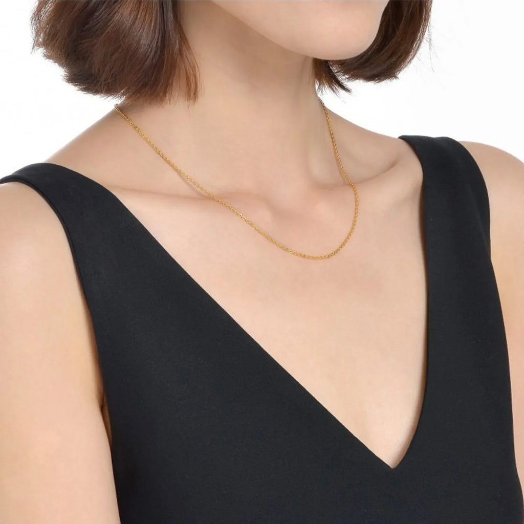 Dainty DIY O Chain Necklace Stainless Steel Versatile Minimalist Jewelry for Women Perfect for Everyday & Mix & Match Styling Vera Lux