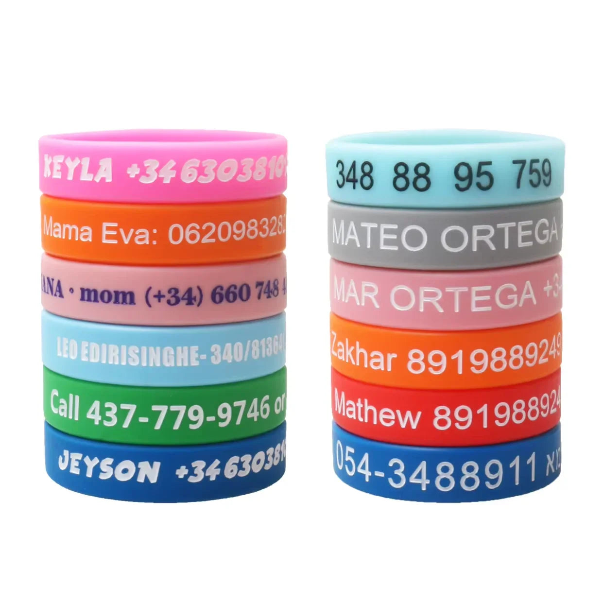 1 Lot Wholesale Custom Silicone Bracelet Custom Silicone Wristband Personalized Bangles Band for All Even Waterproof Not Fading Vera Lux