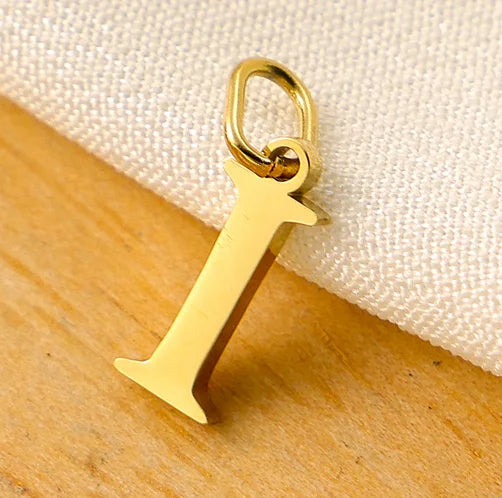 10PCS 26 Letters Stainless Steel Cut Alphabet Pendant for DIY Woman Necklace Ladies Jewelry Accessories Wholesale Dropshipping Vera Lux