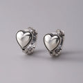 925 Sterling Silver Heart Ring Earrings For Women Wedding Luxury Jewelry Friends Gift Jewellery Free Delivery Argent 925 Vera Lux