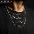 1Pcs Punk Hip-hop Snake Link Chain 925 Sterling Silver Necklace for Men Women Male Jewelry Gifts Cadenas Para Hombre Vera Lux