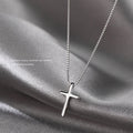 925 Sterling Silver Cross Pendants Female Necklaces Women Luxury Quality Jewelry Exquisite Elegant Charms Accessories Argent 925 Vera Lux