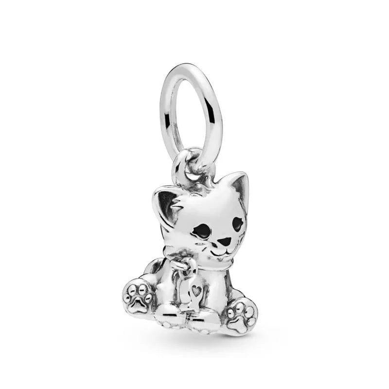 2026 New S925 Silver Robot Cross Digital Pendant, Suitable for Original Bracelets, DIY Accessories, Women's Charm Jewelry Gifts Vera Lux
