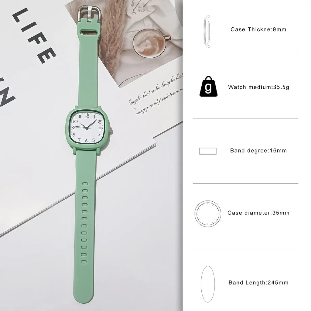 Fashion Brand Bear Women Quartz Watch 2024 Ladies Casual Silicone Jelly Watches Clock Girl Gift Zegarek Damski Vera Lux