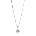 925 Sterling Silver Neck Choker Chain Round Zircon Pendants Necklaces Women Jewelry Exquisite Elegant Charms Accessories Vera Lux