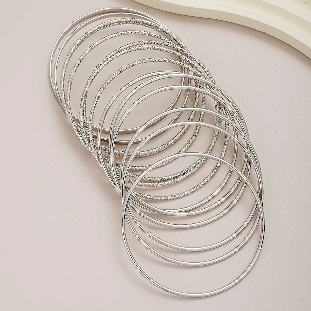 14 Pcs Trendy Exaggerated Metal Bracelet Set For Women Boho Thick Charm Curb Cuban Bracelet Bangles Fashion Jewelry Gift 2024 Vera Lux