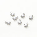 20pcs/lot 5x7MM Hole 1.0MM 14K 18K Gold Color Plated Brass Small Star Charms High Quality Pentant For Diy Jewelry Accessories Vera Lux