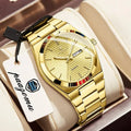 PAAZOMU Original Luxury Men Clock Fashion Luminous Waterproof Chronograph Date Watch For Man Leather Quartz Men's Watches Reloj Vera Lux