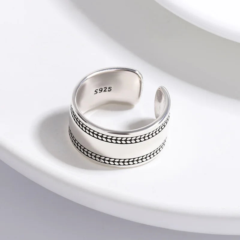 925 Sterling Silver Smooth Surface Simple Rings For Women Wedding Luxury Jewelry Accessories Wholesale Envío Gratis Jewellery Vera Lux